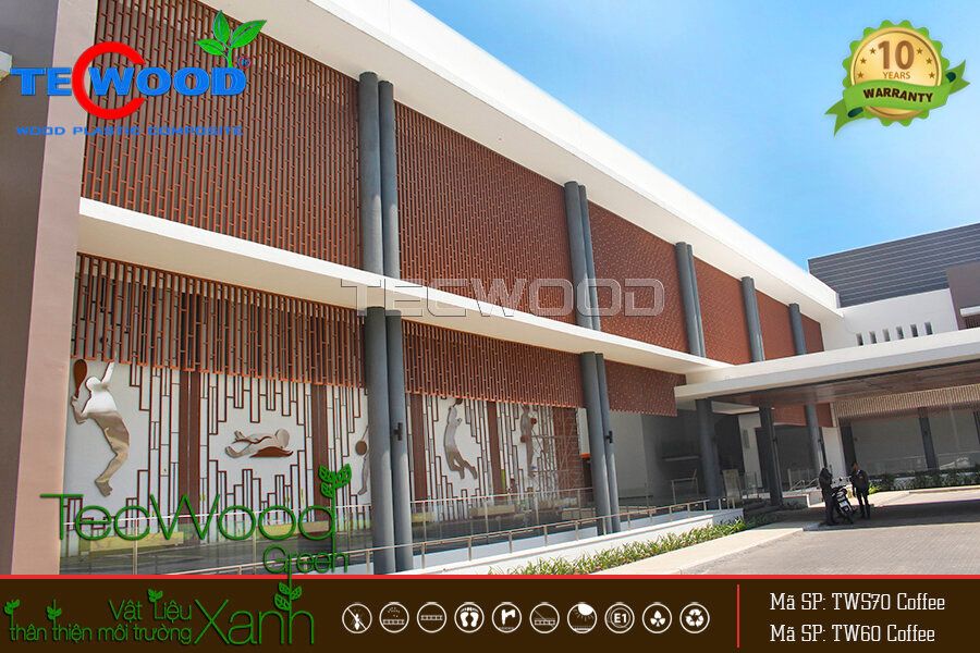 Lam chắn nắng độc đáo từ nhựa giả gỗ