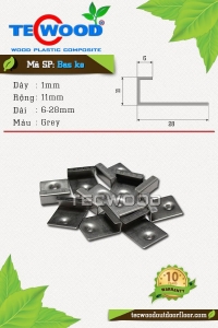 Bas ke inox bắt đầu và kết thúc sàn gỗ nhựa